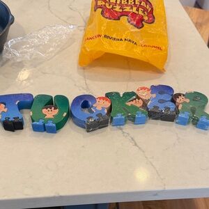 Colorful Kids Name Puzzle -Tucker
